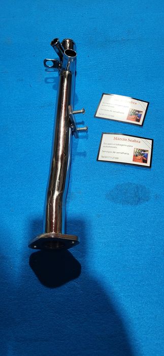 G40 tubo água em inoxidável