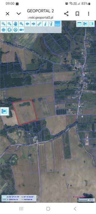 Działka rolna z warunkami zabudowy pow. 6 ha