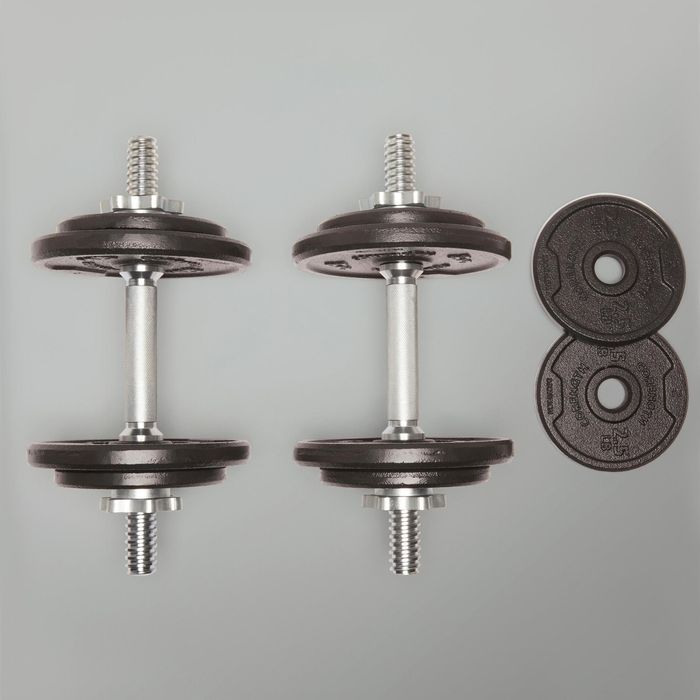 Halteres Musculação 20kg Disco Ferro Fundido Parcialmente Reciclado
