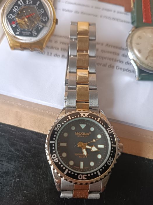 Relógio máxima wr50metros novo