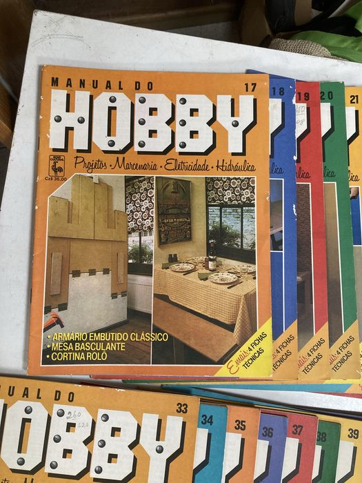Conjunto de 40 Fascículos "Manual do Hobby"