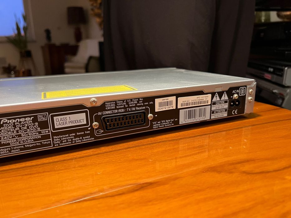 Pioneer DV-370 – DVD Player | Retro / Clássico