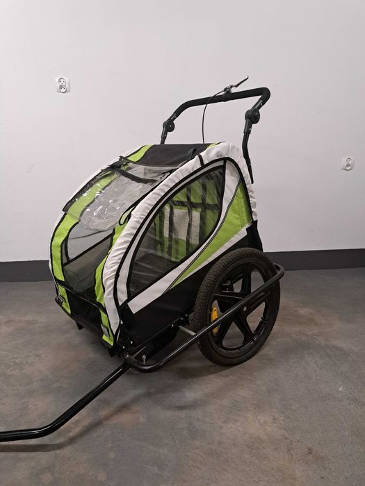 Przyczepka rowerowa dla 2 dzieci