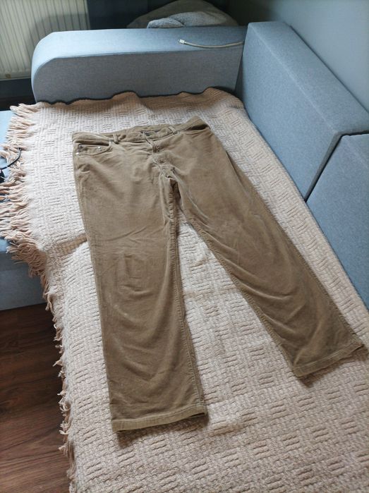 Spodnie męskie Bruhl rozmiar 56 sztruks