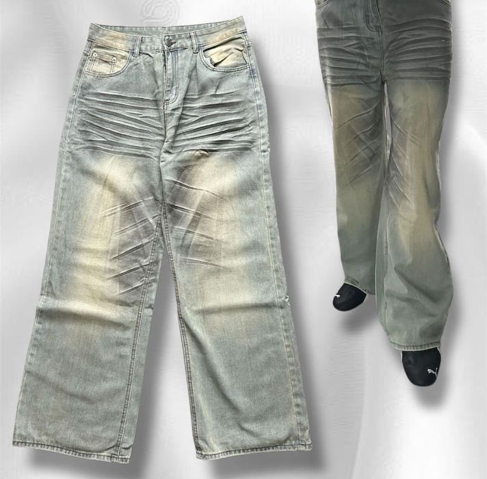 Boot cut кльош клеш фларед джинси flared jeans acne baggy jaded london