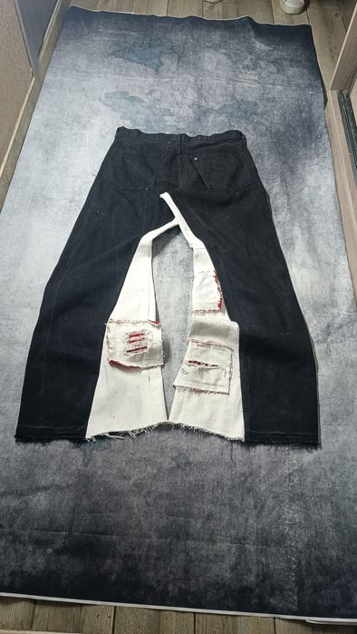 Джинсы клёш Custom flared patch jeans