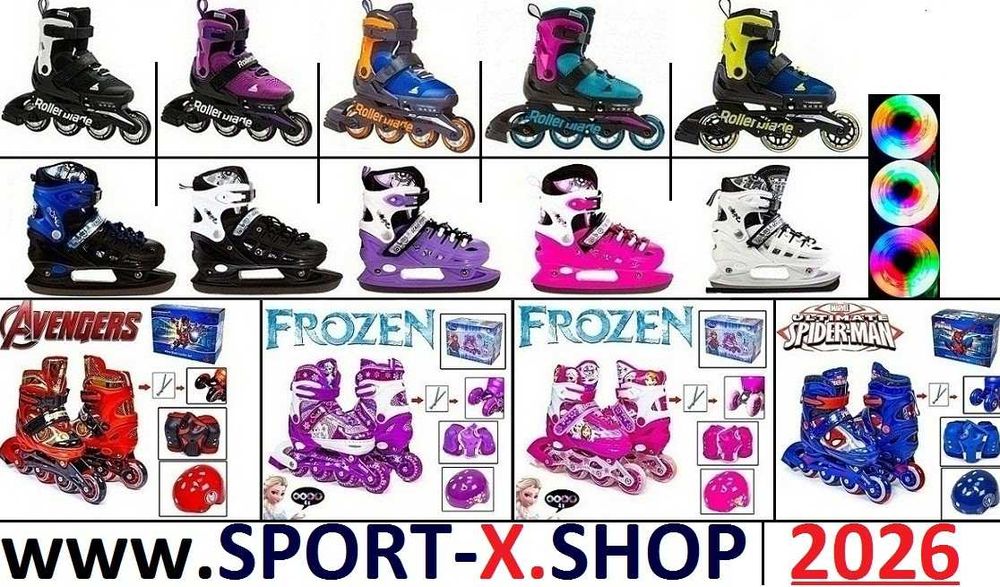 Коньки Ролики 2в1 Коньки Ледовые Scale Sport Explor Maraton АКЦiЯ 2025
