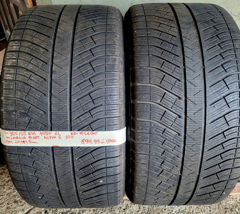 Opony zimowe używane 275/40 R21 i 305/35 R21 Michelin - 4 szt.