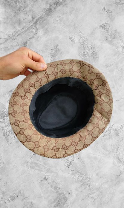 Панама Gucci GG monogram M унісекс чоловіча панама монограмна жіноча панамка кепка картуз