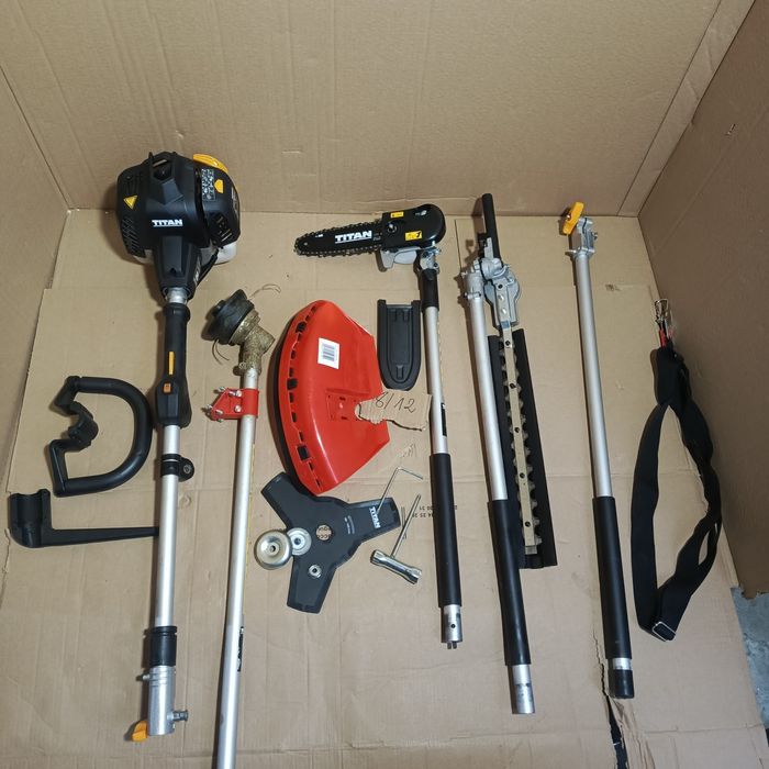 Okrzesywarka piła do gałęzi na wysięgniku titan 4w1  nr8/12