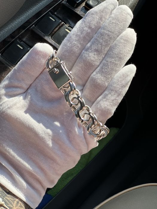 Срібний браслет 24 см