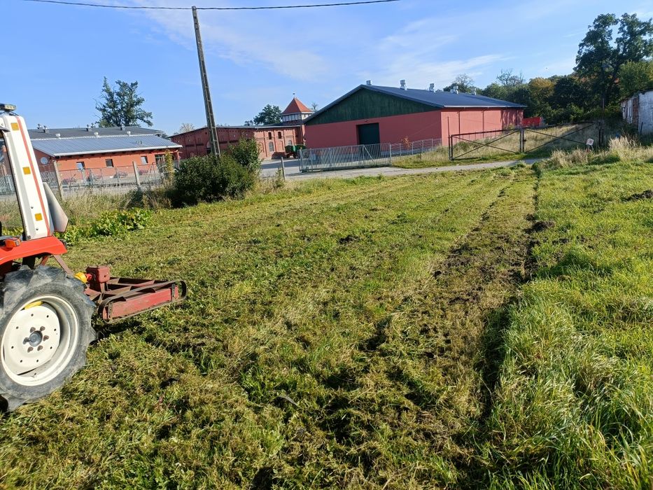 Usługi traktorek  z kosiarką sądowniczą mulczer glebogryzarka