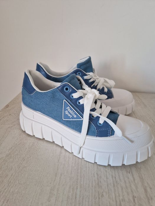 Trampki buty niebieskie
