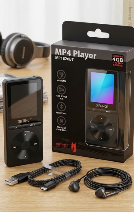 Odtwarzacz MP4 czarny