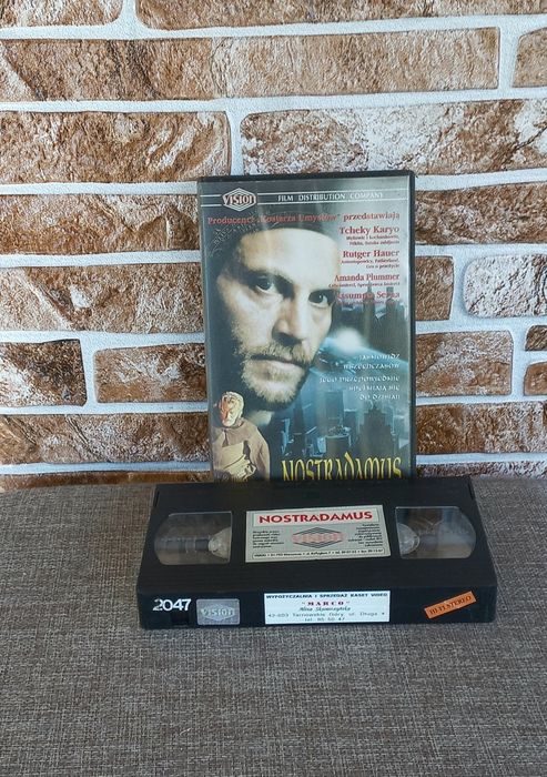 Kasety vhs wideo video. Nostradamus VHS.