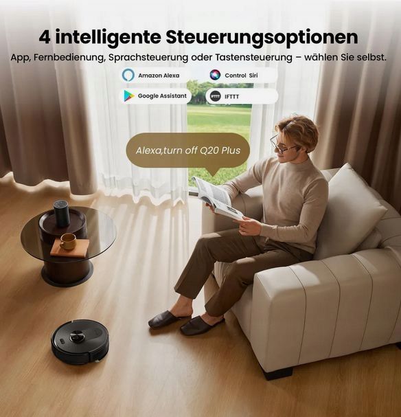 Robot sprzątający Proscenic Q20Plus ze stacją 10000 Pa 4l LASER LiDAR MOP