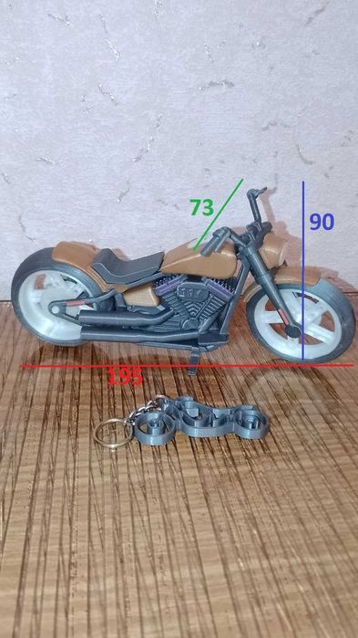 Моделька мотоцикла 3d друк + подарунок