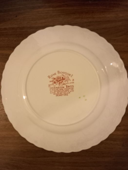 Prato porcelana antigo inglês de colecção