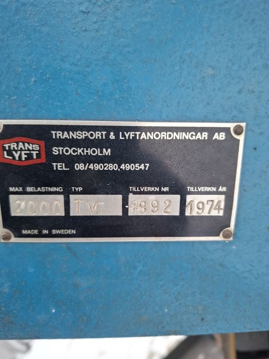 Podnośnik  nożycowy  winda