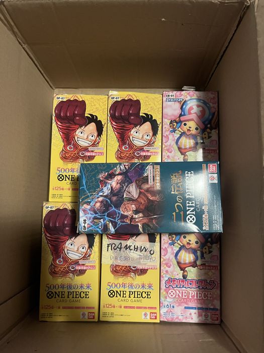 +1000 Cartas One Piece- EB-01/OP-07/OP-08