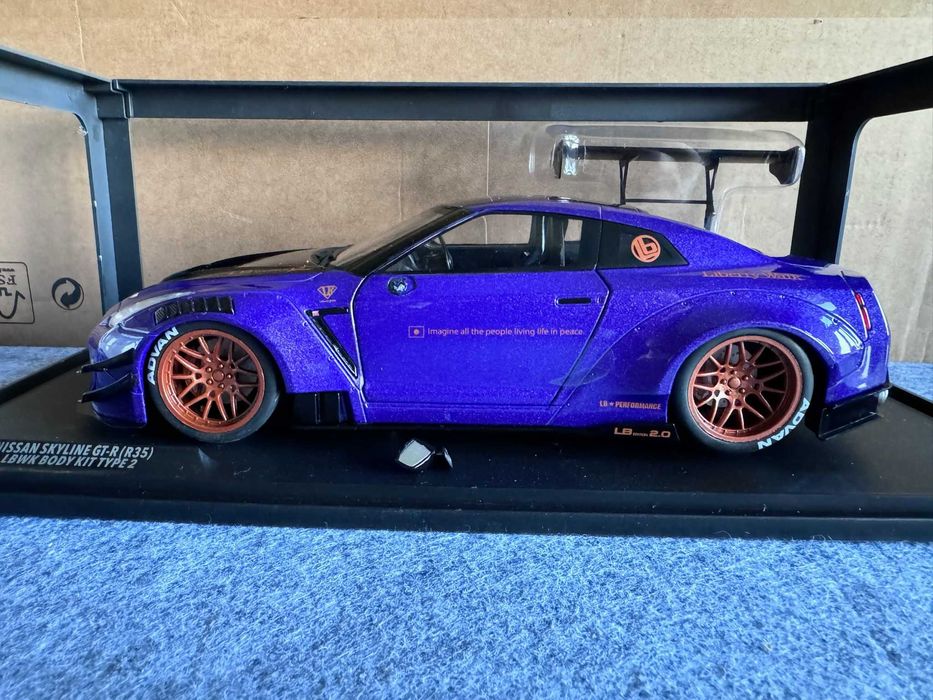 Nissan GT-R (R35) LB Work Body Kit 2.0 - 1/18 - Solido