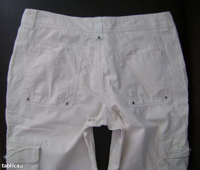 RESERVED cienkie spodnie na lato roz XL 42 uk14