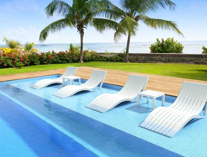 Шезлонги лежаки пляжні Holiday, Slim, Pacific, Rio, Aqua, Fiji