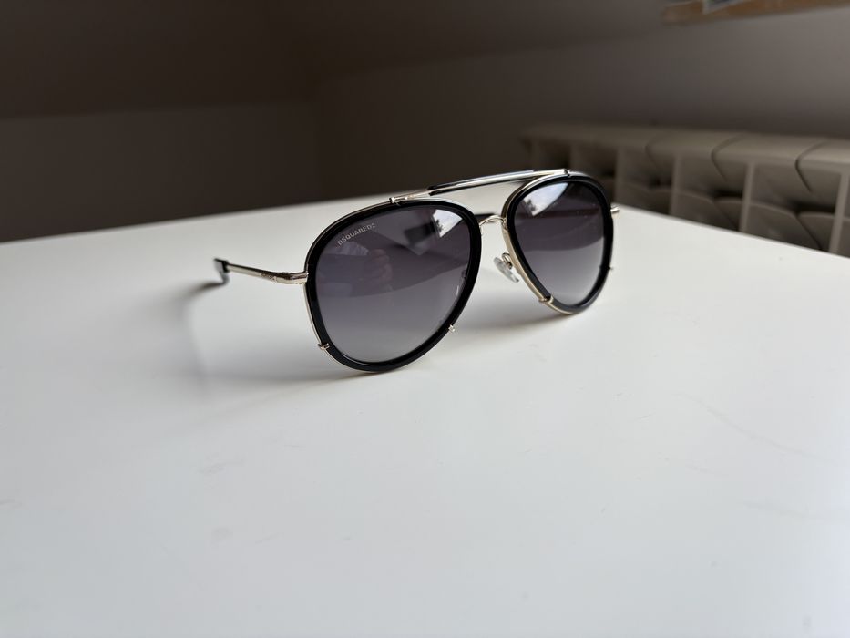 Okulary przeciwsloneczne Dsquared2 nowe oryginal aviator