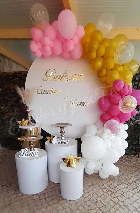 Decoração Batismo, Festa aniversário, chá de bebe, chá revelação,