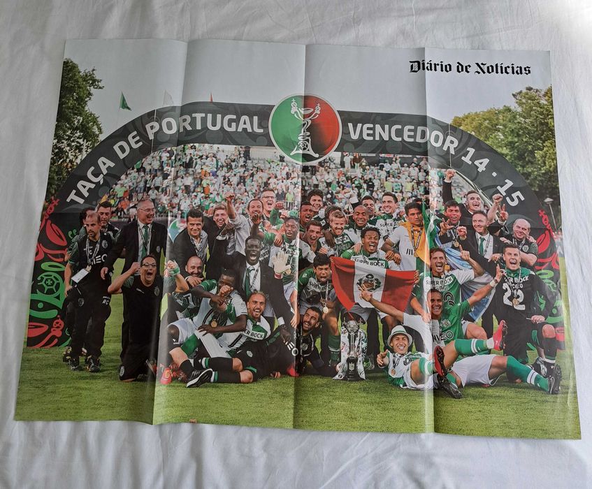 Poster Gigante - Sporting CP - Vencedor da Taça de Portugal 2014/2015
