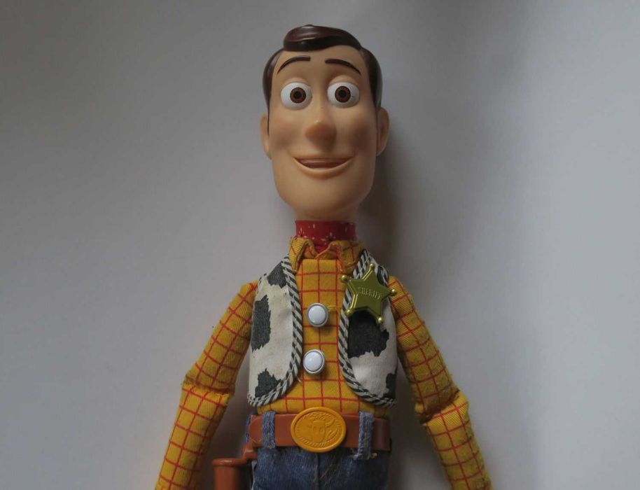 Duży interaktywny Kowboj Chudy Toy Story Disney Pixar szeryf Milanówek • OLX.pl