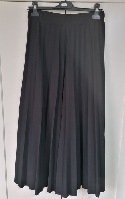 Pantalonas de pregas pretas