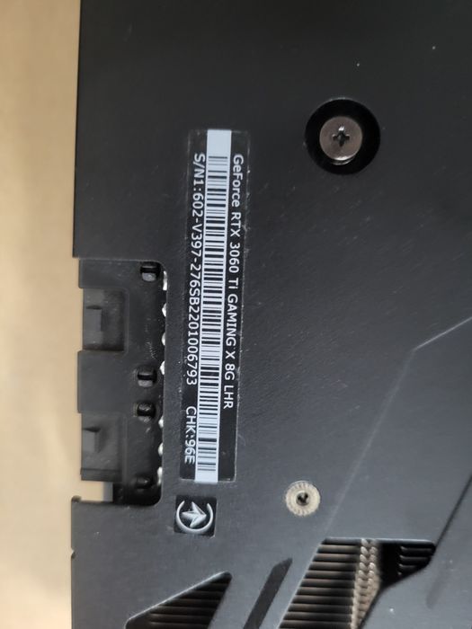 Видеокарта Msi Gaming X RTX 3060ti 8gb