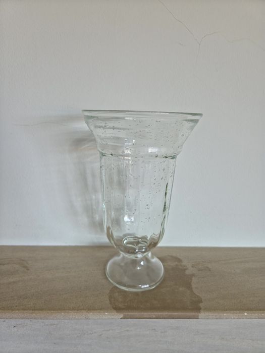 Vasos de pedestal de vidro