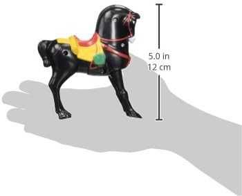 Figura Cavalo preto Disney Mulan Khan vintage 1998