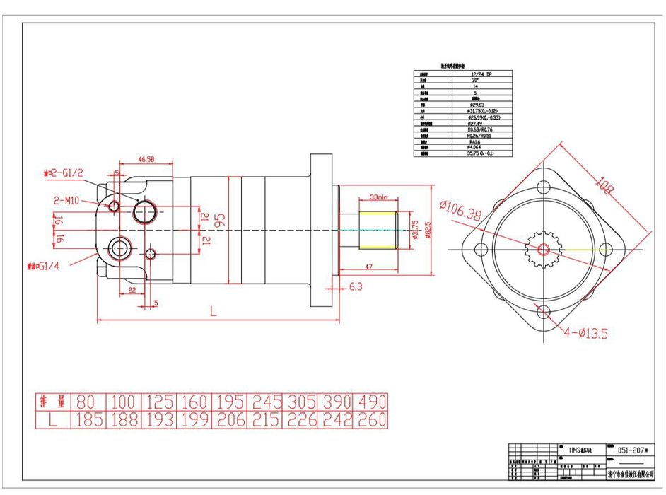 Гідромотор HMS-305 OMS MS та інші ( MASS, BMS, МГП , HMS-245, HMS-195