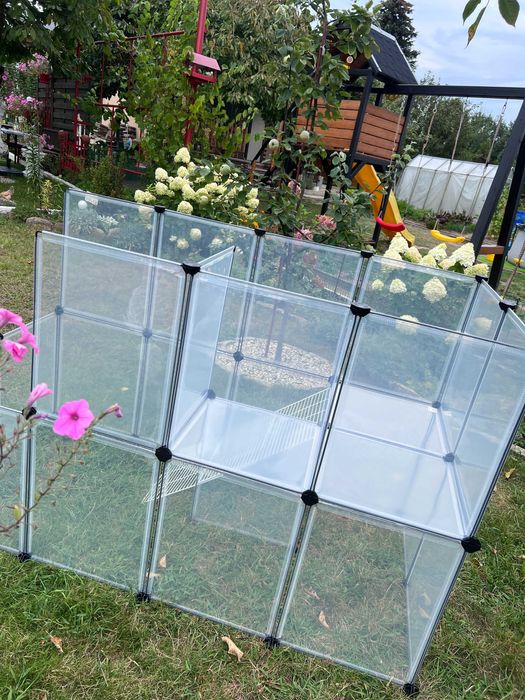 Duża klatka kojec wybieg dla świnki królika zwierząt panelowa NOWA