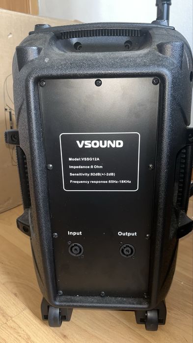 Sistema de Som VSOUND VSSG12A Completo – Como Novo