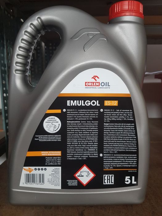 Orlen Olej emulgujący ES-12 chłodziwo do obróbki metali