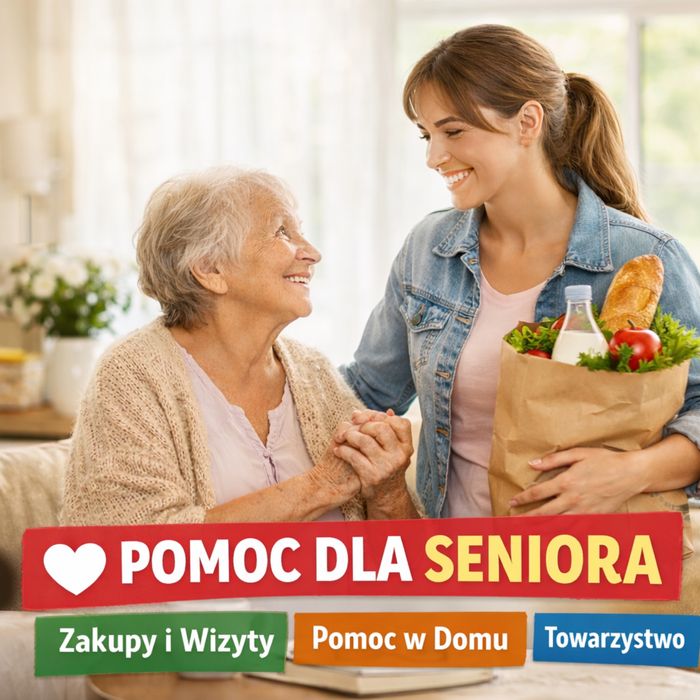 Pomoc domowa dla seniora / wsparcie w codziennych czynnościach