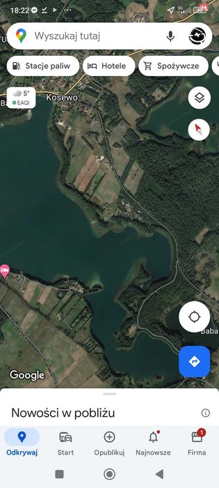 Działka wynajem dzierżawa nad jeziorem Mazury Mikołajki wakacje urlop