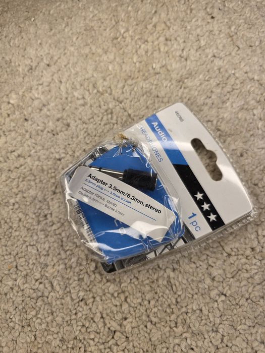 Адаптер 3.5 mm / 6.3 mm stereo