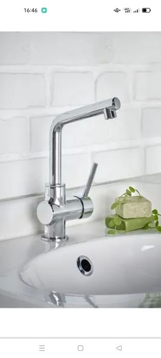 Torneira Lundskar, cromado, IKEA. NOVO