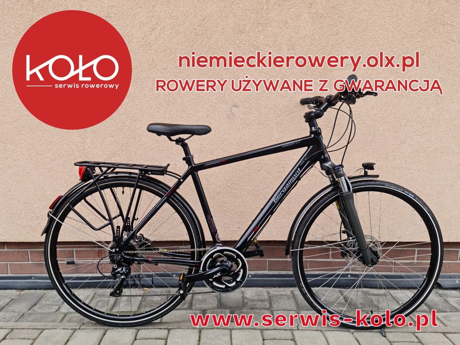 Rower męski trekkingowy BERGAMONT koła 28 SHIMANO DEORE XT aluminium