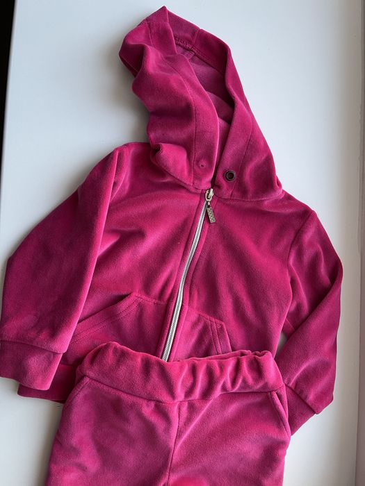 Костюм велюр на дівчинку 86