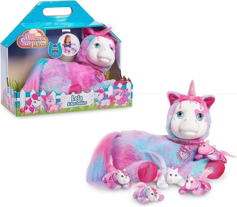 Іграшка сюрприз,вагітний єдиноріг Лола.Unicorn Surprise Lola Just Play