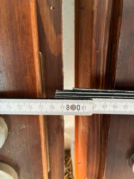 Drzwi drewniane szyby