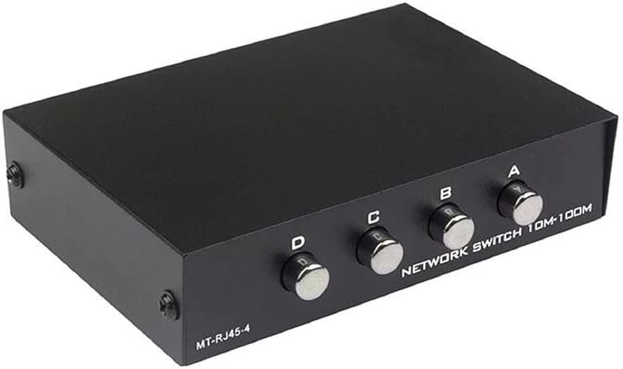 Przełącznik sieciowy Toptekits 4 Port Way 8P8C RJ45