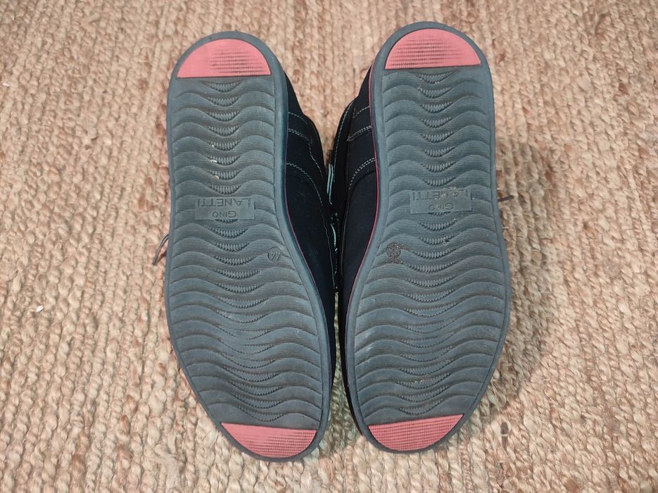 Buty zimowe zamszowe Gino Lanetti rozm. 44 wkładka 28cm za kostkę