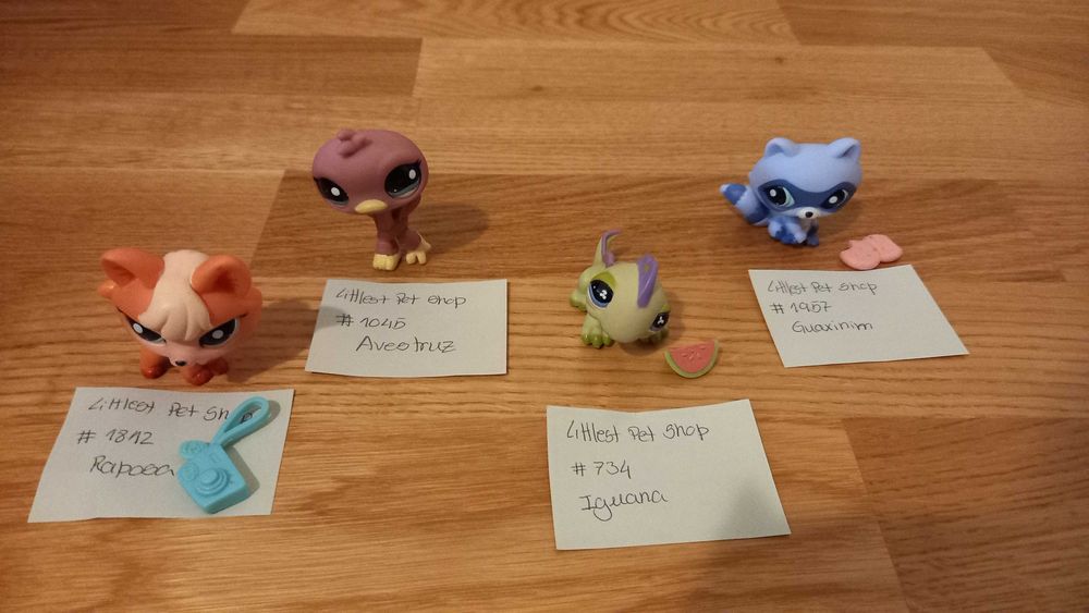 Littlest Pet Shop mascotes + acessórios